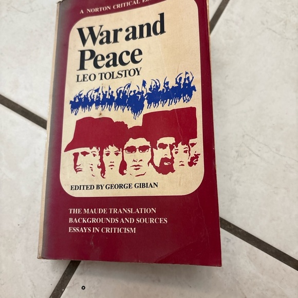 First Edition Norton Critical War and Peace by Leo Tolstoy Vintage 1960 - Picture 1 of 3